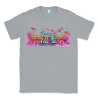 Heather Grey proud nurse libbey glass Classic Tee - BundleAndBundleShop