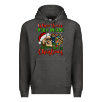 Charcoal Heather when you’re dead inside but it's christmas Premium Hoodie - BundleAndBundleShop