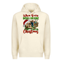Sandshell when you’re dead inside but it's christmas Premium Hoodie - BundleAndBundleShop