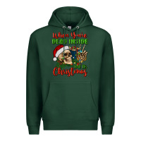 Sports Green when you’re dead inside but it's christmas Premium Hoodie - BundleAndBundleShop