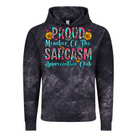 Cloud Black proud member of the sarcasm appreciation club Vintage Hoodie - Zillion Design Studio