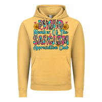 Vintage Mustard proud member of the sarcasm appreciation club Vintage Hoodie - Zillion Design Studio