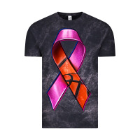 Cloud Black Breast Cancer Ribbon Basketball Vintage Tee - texasbilliewilder