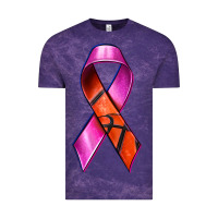 Cloud Purple Breast Cancer Ribbon Basketball Vintage Tee - texasbilliewilder