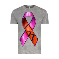 Cloud Rock Breast Cancer Ribbon Basketball Vintage Tee - texasbilliewilder