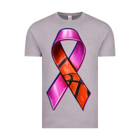 Vintage Zinc Breast Cancer Ribbon Basketball Vintage Tee - texasbilliewilder