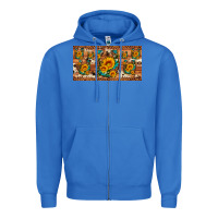 True Royal sunflower gemstone leopard cowhide horseshoe license plate Zipper Hoodie - Artiststas