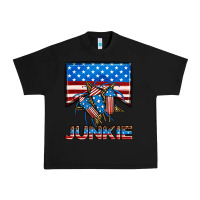 Black American junkie Urban Heavy Tee - Neo Western