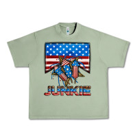 Oil Green American junkie Urban Heavy Tee - Neo Western