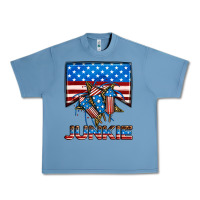 Pebble Blue American junkie Urban Heavy Tee - Neo Western
