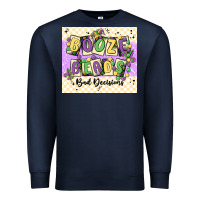 Navy booze beads Premium Sweatshirt - MaliasSmallBusiness