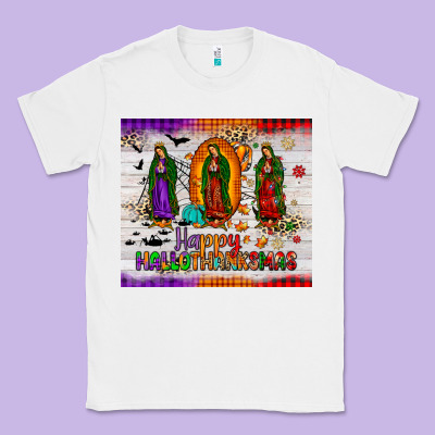 Our Lady Of Guadalupe Happy  Hallothanksmas Tumbler Classic Tee Designed By Jahusdesignshop