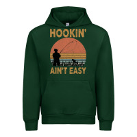Forest Green Hookin Ain t Easy Fishing Urban Hoodie - Bettercallsaul