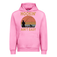 Fuchsia Pink Hookin Ain t Easy Fishing Urban Hoodie - Bettercallsaul