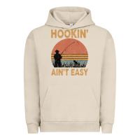 Pigment French Oak Hookin Ain t Easy Fishing Urban Hoodie - Bettercallsaul