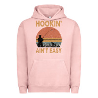 Pigment Salmon Hookin Ain t Easy Fishing Urban Hoodie - Bettercallsaul