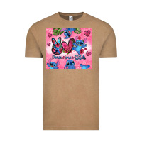 Vintage Coffee peace love stitch Vintage Tee - Zillion Design Studio