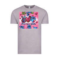 Vintage Zinc peace love stitch Vintage Tee - Zillion Design Studio