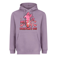 Lavender my first valentines day Heavyweight Hoodie - MaliasSmallBusiness