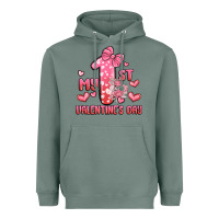 Sage my first valentines day Heavyweight Hoodie - MaliasSmallBusiness