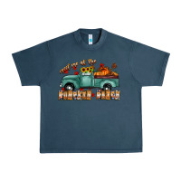 Midnight Navy meet me af the pumpkin patch Urban Heavy Tee - CowhideDigitalArt