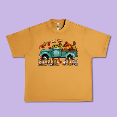 Meet Me Af The Pumpkin Patch Urban Heavy Tee Designed By Cowhidedigitalart