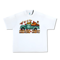 White meet me af the pumpkin patch Urban Heavy Tee - CowhideDigitalArt
