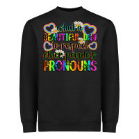 Black what a beautiful day to respect other people's pro Heavyweight Sweatshirt - Zillion Design Studio