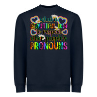 Navy what a beautiful day to respect other people's pro Heavyweight Sweatshirt - Zillion Design Studio