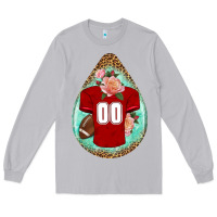 Moon Dust american football and western roses teardrop Long Sleeve Tee - BundleAndBundleShop