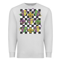 Dove Grey mardi gras Premium Sweatshirt - MaliasSmallBusiness