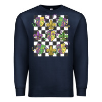 Navy mardi gras Premium Sweatshirt - MaliasSmallBusiness