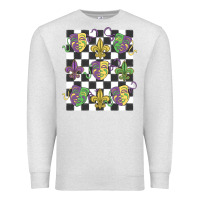 Oatmeal Heather mardi gras Premium Sweatshirt - MaliasSmallBusiness