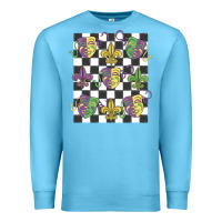 Ocean Blue mardi gras Premium Sweatshirt - MaliasSmallBusiness