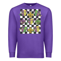Purple mardi gras Premium Sweatshirt - MaliasSmallBusiness
