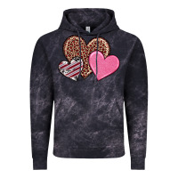 Cloud Black valentine's day hearts Vintage Hoodie - RanaPortraitStore