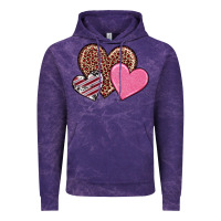 Cloud Purple valentine's day hearts Vintage Hoodie - RanaPortraitStore