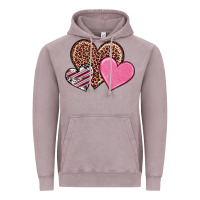 Vintage Zinc valentine's day hearts Vintage Hoodie - RanaPortraitStore