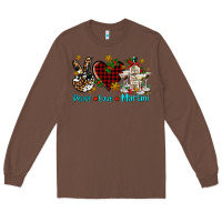 Chestnut peace love martini Long Sleeve Tee - AdoDesignShop