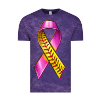 Cloud Purple Breast Cancer Ribbon Softball Vintage Tee - texasbilliewilder