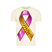 Vintage Arctic Breast Cancer Ribbon Softball Vintage Tee - texasbilliewilder