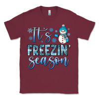 Burgundy it s freezin season Classic Tee - JahusDesignShop