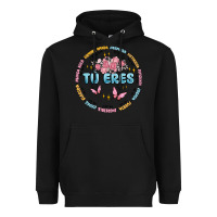 Black tu eres inspiration Heavyweight Hoodie - MaliasSmallBusiness