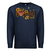 Navy best mamaw ever cow Premium Sweatshirt - MaliasSmallBusiness