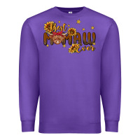 Purple best mamaw ever cow Premium Sweatshirt - MaliasSmallBusiness