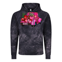 Cloud Black valentine's day heart cactus truck Vintage Hoodie - RanaPortraitStore