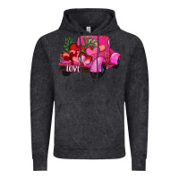 Vintage Black valentine's day heart cactus truck Vintage Hoodie - RanaPortraitStore