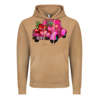Vintage Camel valentine's day heart cactus truck Vintage Hoodie - RanaPortraitStore
