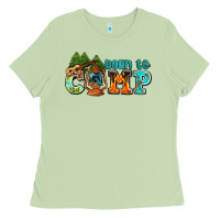 Matcha born to camp with guitar Ladies Tee - AdoDesignShop