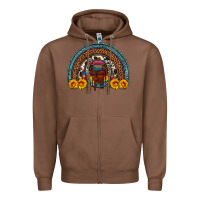 Chestnut saddle sunflower horseshoe rainbow Zipper Hoodie - Artiststas